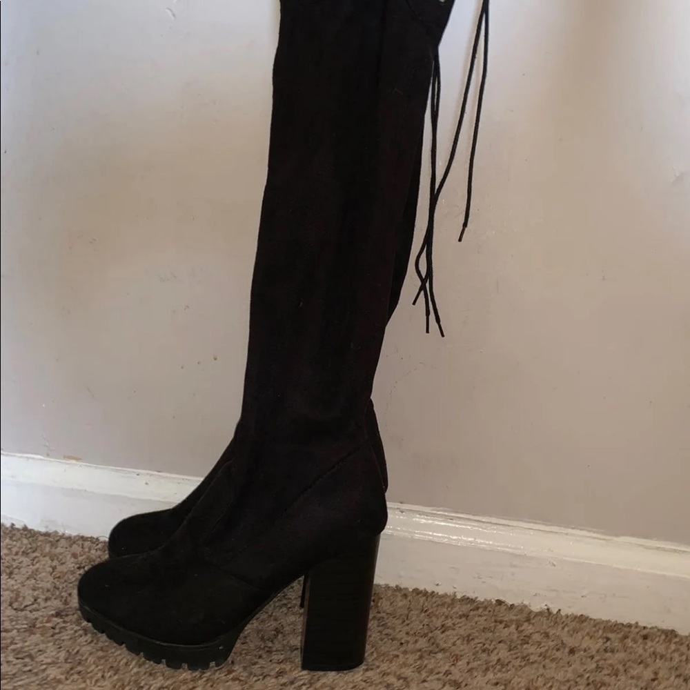 Thigh High Suede Boots